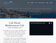 Tablet Screenshot of cafeefendi.com